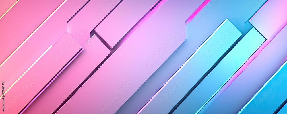Aufkleber soft abstract background idea. colorful abstract design featuring dynamic geometric shapes and vibra