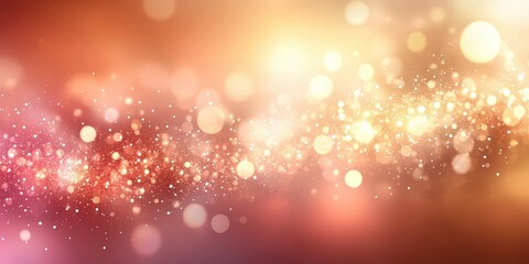 Abstract Bokeh Background with Soft Peach, Pink, Purple, and Golden Tones for Creative and Artistic Design Projects