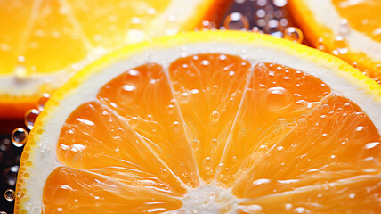 orange on a white background