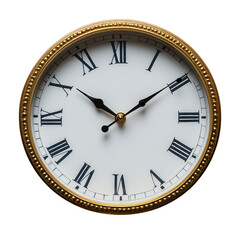 Minimalist clock design, sleek white backdrop, contemporary aesthetic, timeless elegance, perfect for modern interiors