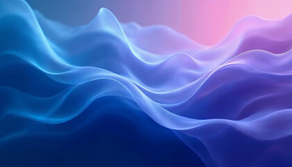 Obraz premium Captivating Waves of Colorful Fabric Flowing in Serene Patterns Under Artistic Lighting