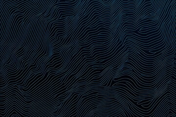 Obraz premium Abstract close-up of a glowing blue digital circuit board, showcasing intricate connections and technological design on a black background. 