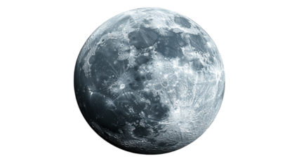 Luminous Moon on Serene White Canvas, an elegant representation of celestial beauty against a tranquil backdrop