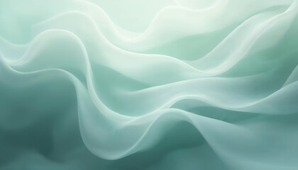 Obraz premium A Beautiful Display of Soft, Ethereal Waves: Captivating Fluidity in Light and Color