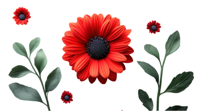 Elegant white flower on a clean background, simplicity emphasizes beauty, ideal for modern design and minimalistic aesthetics