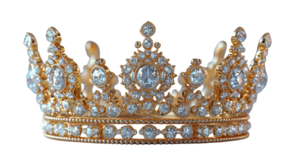 Elegant crown design, minimalistic aesthetic, stark white backdrop, emphasizing simplicity and sophistication, ideal for branding or fashion concepts