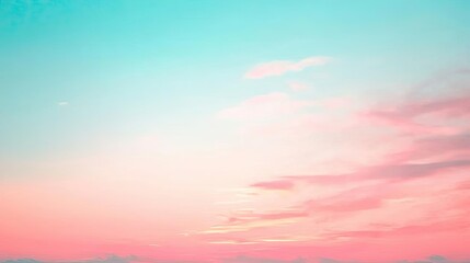 Minimal skies idea. A stunning blend of blue and pink hues in the serene twilight sky.