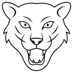 head of a tiger