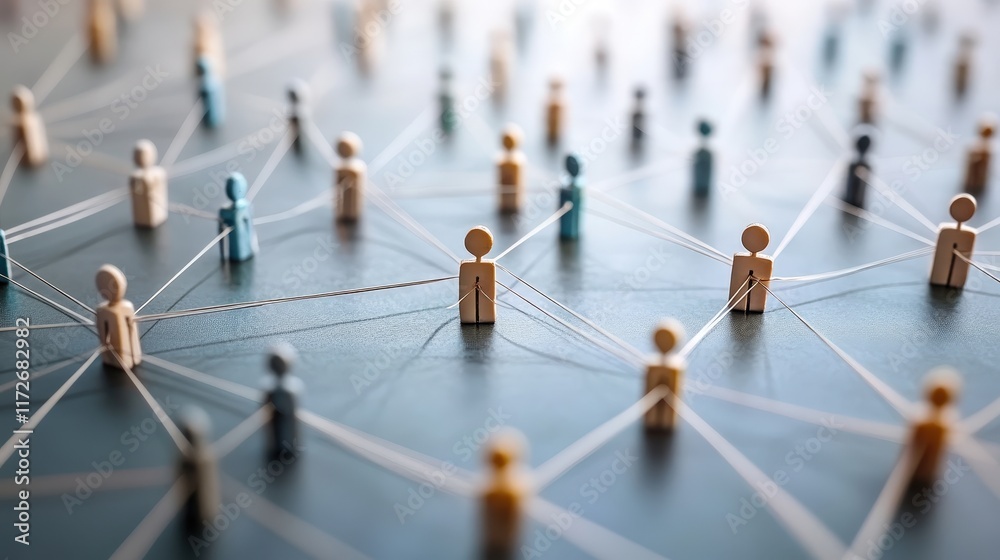 Poster global network connections representing data linkages among individuals in a conceptual visualizatio