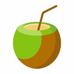 apple juice with straw