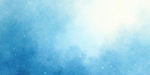 Obraz premium Serene Blue Watercolor Background Soft Hues and Gentle Light