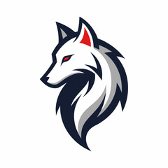 wolf head illustration