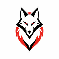 wolf head illustration