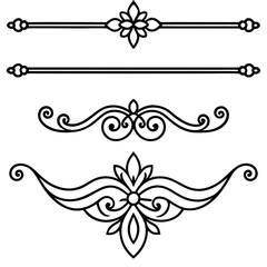 set of elements for design