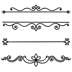 set of elements for design