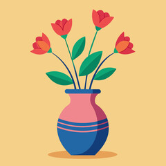 vase with flowers