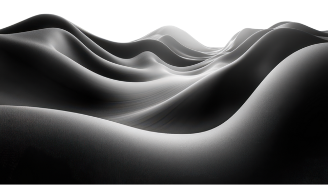 Elegant black minimalism on a pure white background, showcasing simplicity and sophistication in design.