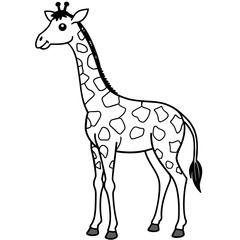 giraffe vector illustration