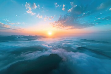 Obraz premium drone aerial view 