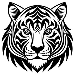 tiger head vector