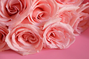 Beautiful pink roses bouquet, amazing roses, birthday, wedding, Valentine's Day, Mother's Day.