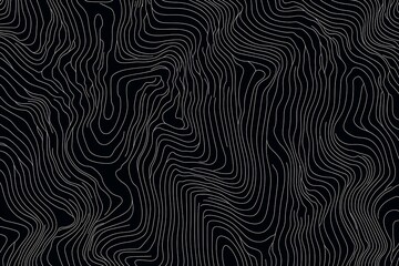 Obraz premium Abstract close-up of a glowing blue digital circuit board, showcasing intricate connections and technological design on a black background. 