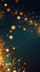 Fireworks In The Night Sky