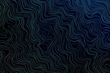 Fototapeta premium Abstract close-up of a glowing blue digital circuit board, showcasing intricate connections and technological design on a black background. 
