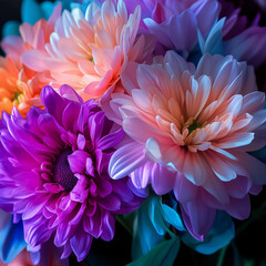 Obraz premium Mixed flower bouquet