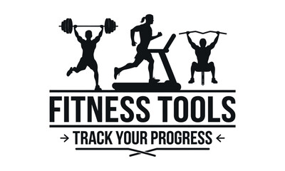 Fitness tools and Lifestyle Vector icon graphic
