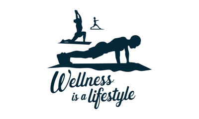 Health and wellness vector Graphic
