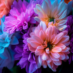 Obraz premium pink dahlia flower