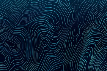 Obraz premium Abstract close-up of a glowing blue digital circuit board, showcasing intricate connections and technological design on a black background. 