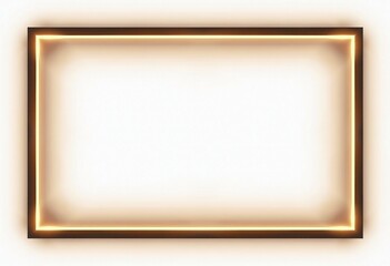 High-Resolution Retro Light Box Frame Border Isolated on Transparent Background
