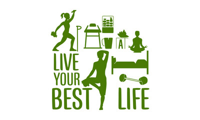 Healthy Food Vector graphic clipart