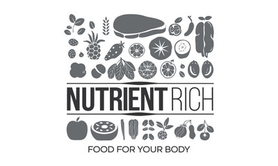 Nutrition Vector icon Clipart graphic