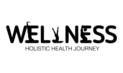 Yoga and Wellness vector Clipart Graphic