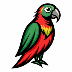 parrot on a branch