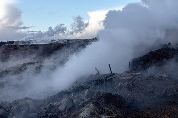 fog in Iceland