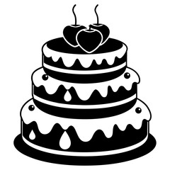 cake with cherry