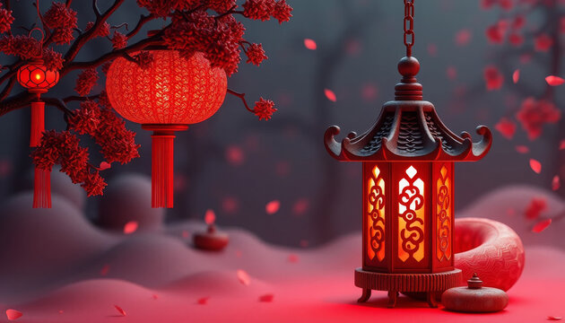 chinese lantern wallpapre