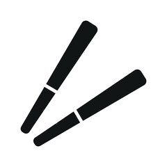 Chopstick icon vector design templates simple and modern