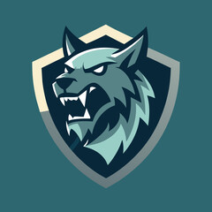 wolf head mascot