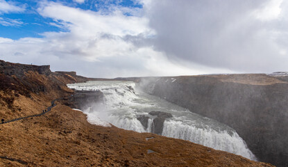 waterfall in Iceland