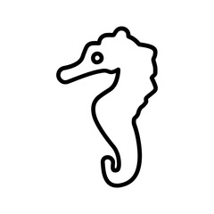 Seahorse Vector Icon