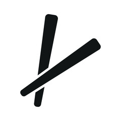 Chopstick icon vector design templates simple and modern