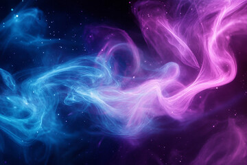 Fototapeta premium Abstract Fluid Paint Swirls: Vibrant, swirling patterns of liquid paint blending into mesmerizing, fluid forms with soft gradients and unexpected shapes.