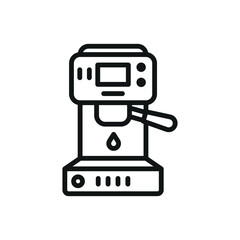 Coffee maker icon vector design templates simple and modern