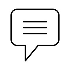 Comment Box Vector Icon