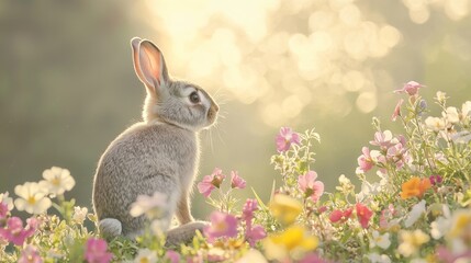 Majestic Cross on a Mountain with Radiant Sunlight and Dramatic Clouds